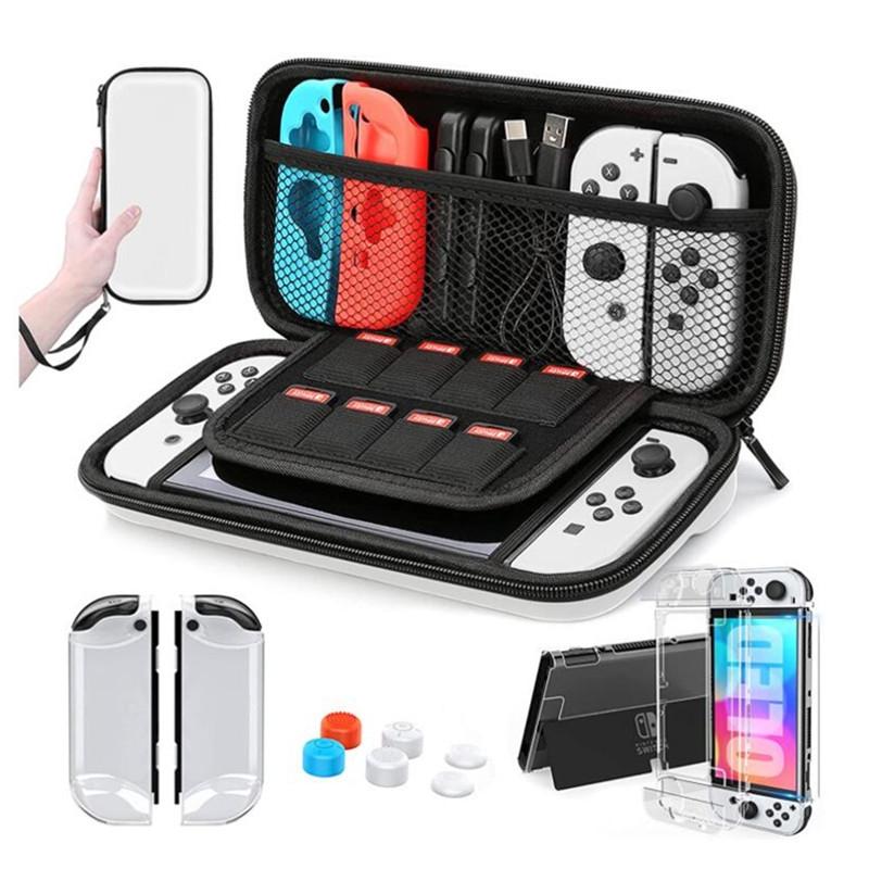 Oled Switch Bundle With Case Film Bag And Caps-1922443460225404928