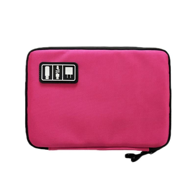 Portable Multifunctional U Disk Storage Bag For Mobile Phone Accessories - Red-1915197166633226241