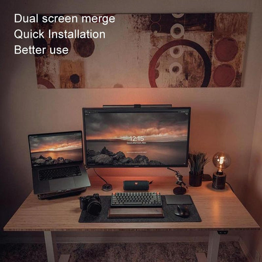 Rotatable Dual Screen Laptop Stand For Desktop-1915197932882235394