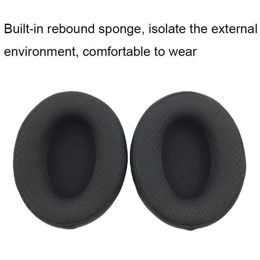 2-Pack Foam Headphone Earmuffs For Kingston Hyperx Cloud Mix / Flight S / Alpha - Black-1915198333031419906