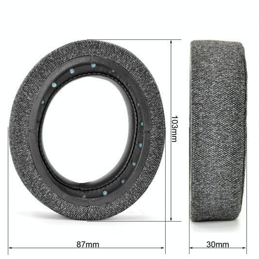 2-Pack Earpads For Corsair Hs Pro Series - Gray Linen & Leather-1915196942636421122