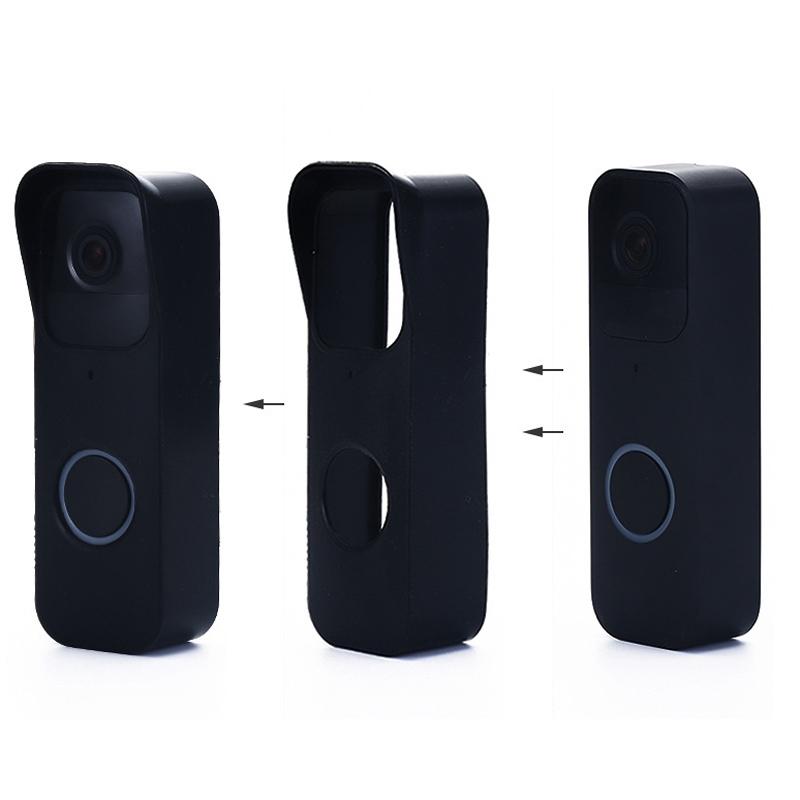 Black Silicone Cover For Blink Wireless Doorbell-1915196926425436160