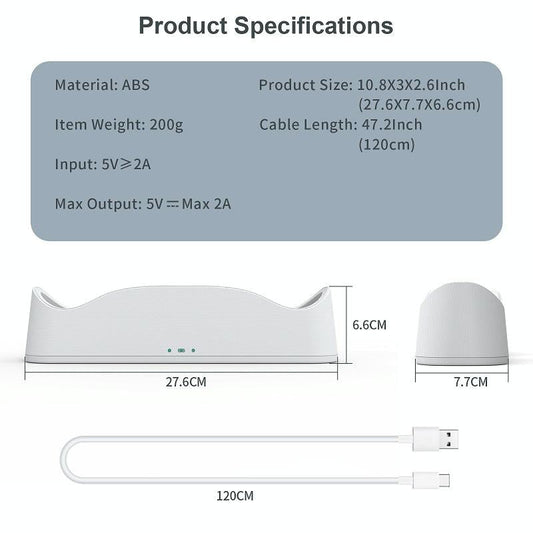 Meta Quest Magnetic Charger With Vr Grip-1922443395876392962
