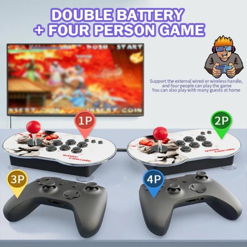 Wireless Handle 4K Tv Console With 10000 Games & Joystick-1915197429112770566
