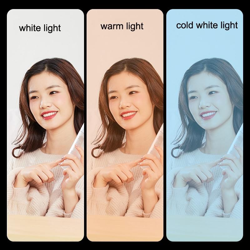Portable Beauty Live Fill Light For Mobile Phones - Foldable Charging Model-1915197848400564228