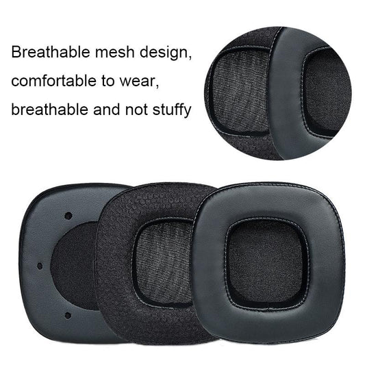 Breathable Headphone Covers For Xiberia S21 / T20 - Gray Leather 1 Pair-1915197818134466562