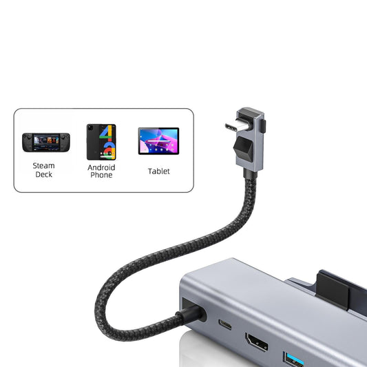 6-In-1 Docking Station For Steam Deck With Hdmi Rj45 Usb 3.0 Usb-C Pd 100W-1915197237491798018