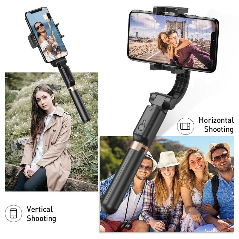 Multifunctional Mobile Phone Gimbal Stabilizer With Live Video And Selfie Stick-1915197590929018887