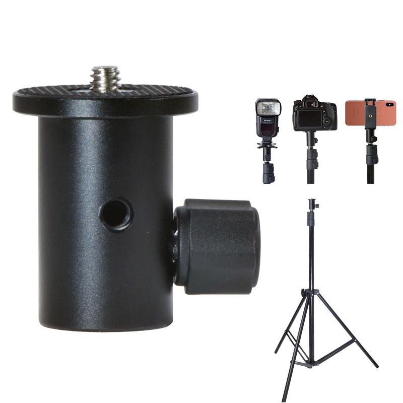 Camera Light Stand Conversion Head With 1 / 4-Inch Mount And Umbrella Holder-1915197760353734656
