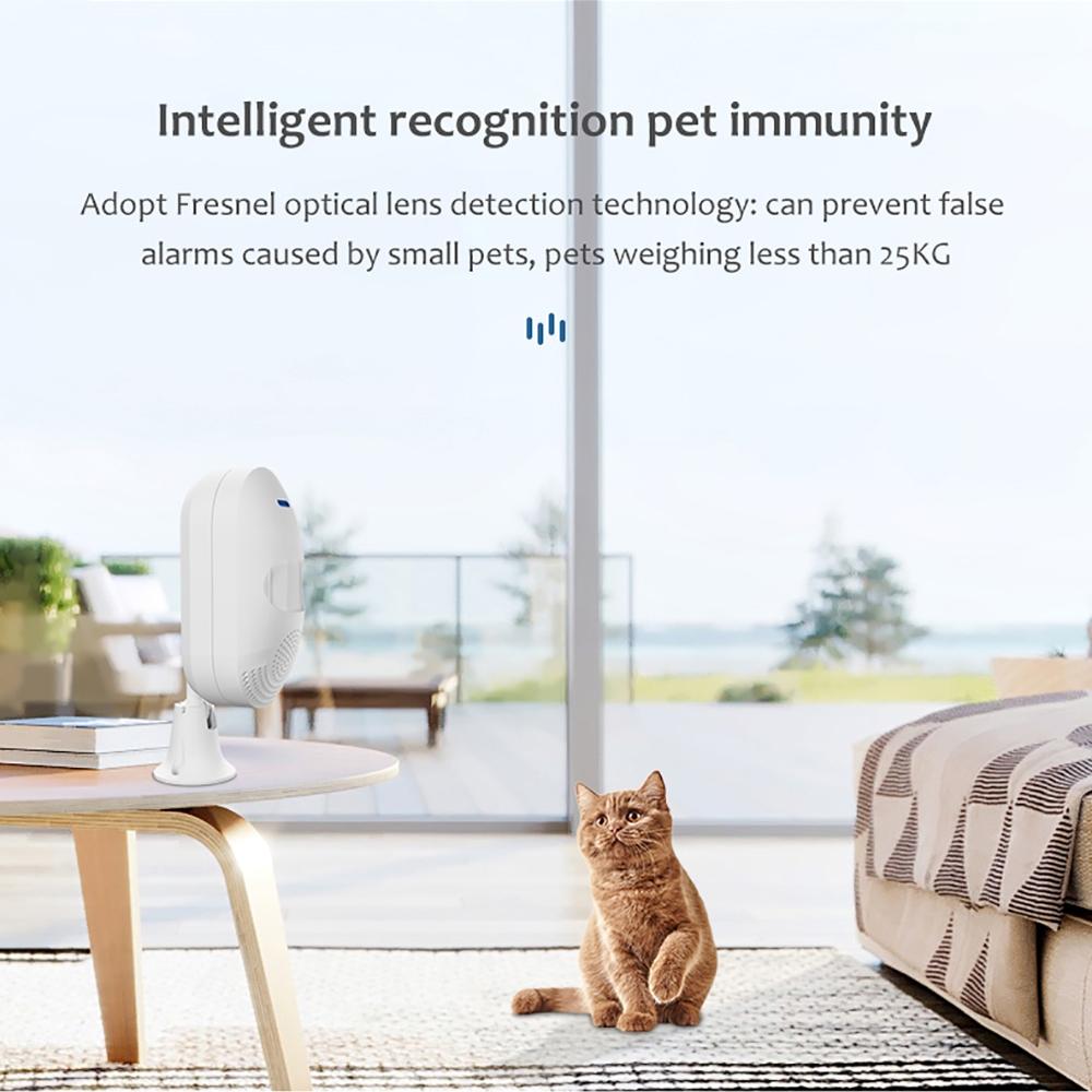 Smart Wifi Motion Sensor Alarm With Tuya App Control-1915197240205512709