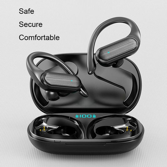 Wireless Noise-Cancelling Bluetooth Earbuds With Led Display - Blue-1915196694790803458