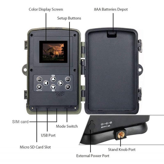 Outdoor Hunting Camera With Infrared Night Vision - 2.7K Resolution-1915198347195584514