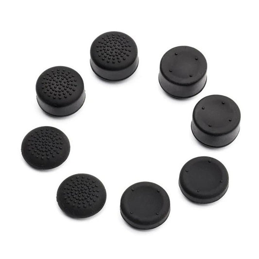 8-Piece Silicone Joystick Cap Set For Ps5 / Ps4 - Black-1915196819953029120