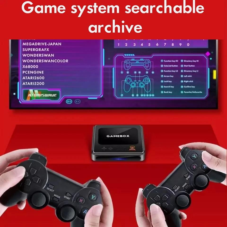 Wireless Dual System 4K Game Console - 128G Storage-1922443443330748424