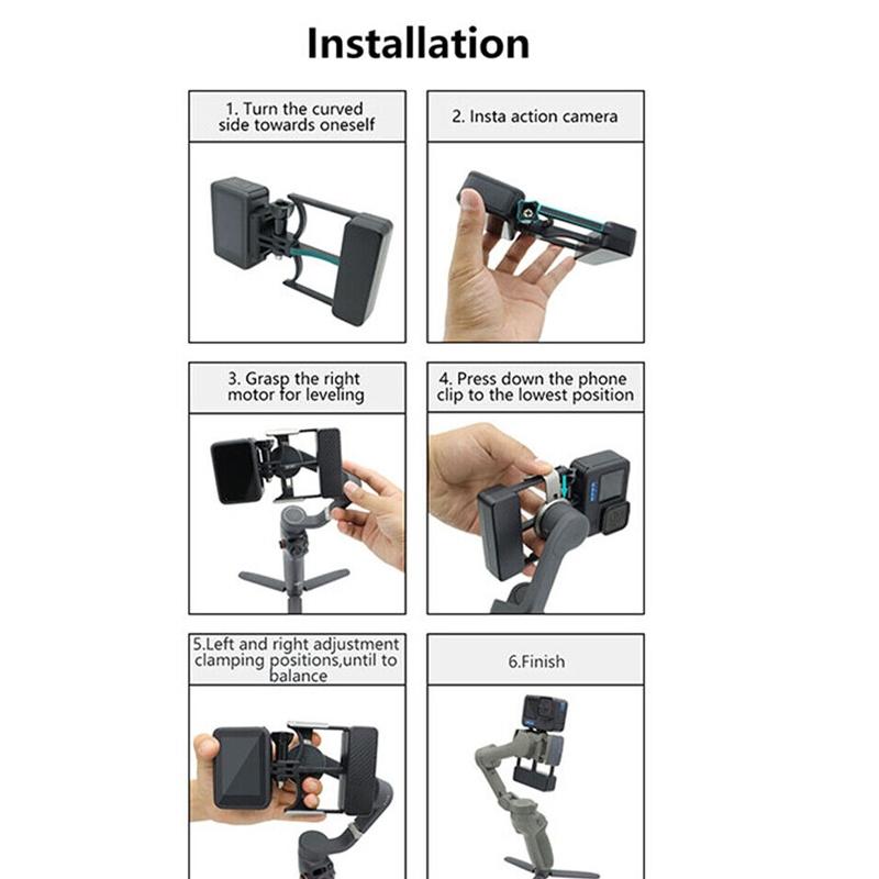 Universal Gimbal Adapter For Dji And Gopro Action Cameras-1915197125868785672