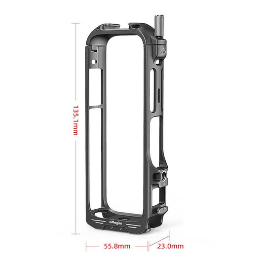 Amagisn Metal Protective Housing For Insta360 X4 With 2 Claws And Rabbit Cage-1915197938431299586