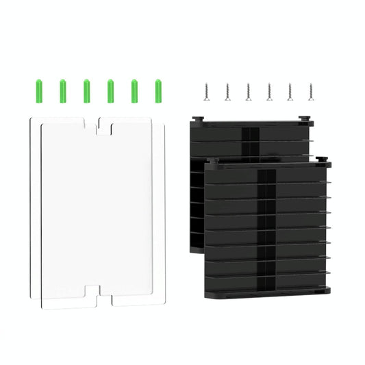 Wall-Mounted Game Card Cd Storage Bracket - Black-1915196932880470018