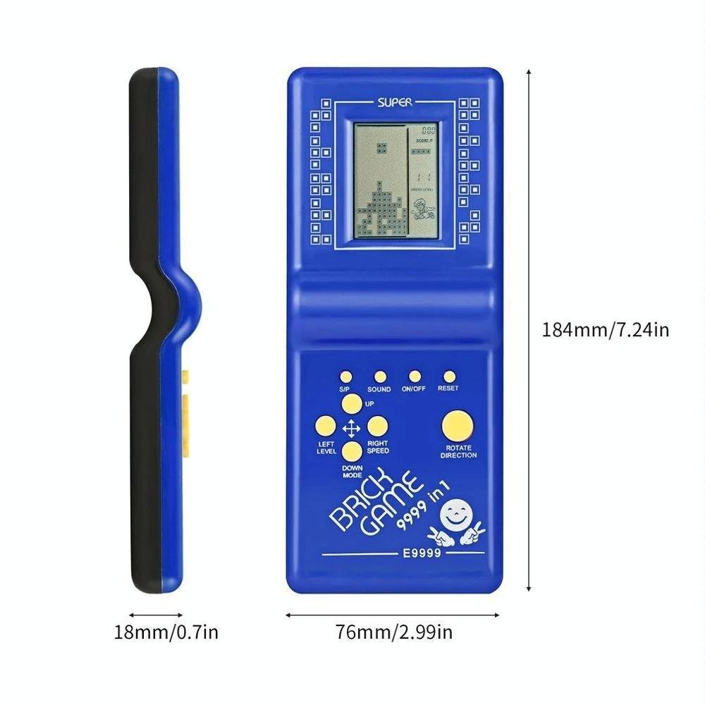 Handheld Classic Brick Game Console With 7 Built-In Games-1915198436567814147