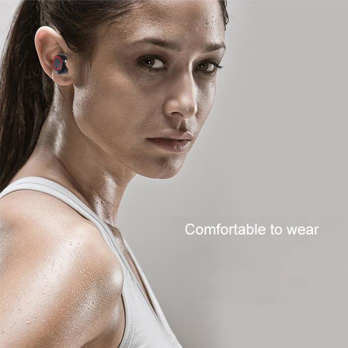 Wireless Stereo Bluetooth Headset with Charging Case - Bth-k08 Tws V5.0