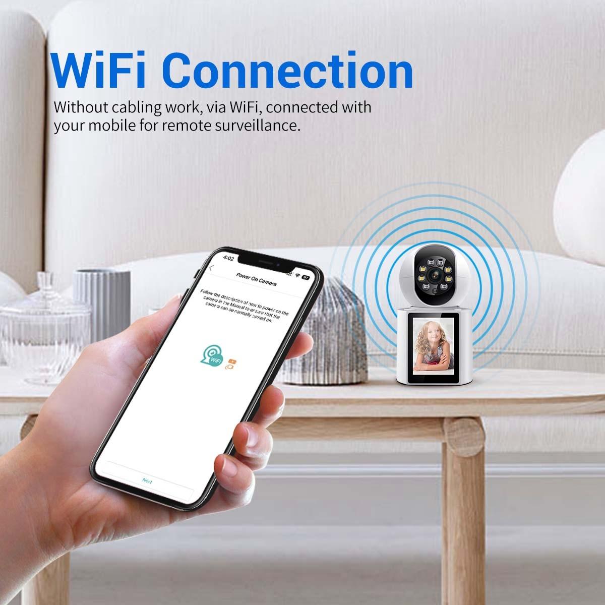 Smart Wifi Camera With Humanoid Detection And Audible Alarm