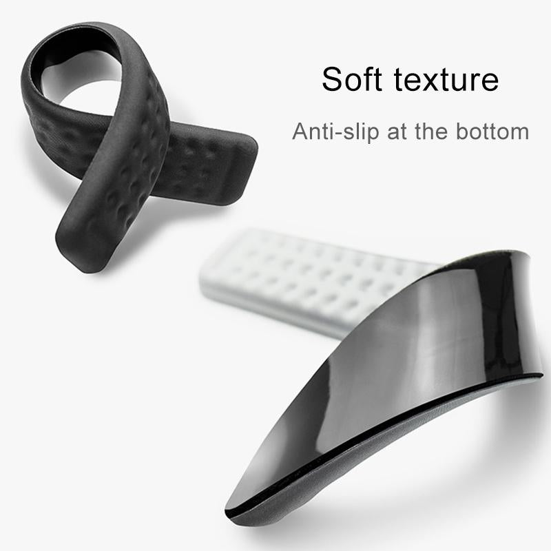 Memory Foam Wrist Rest & Mouse Pad Single Hand Black