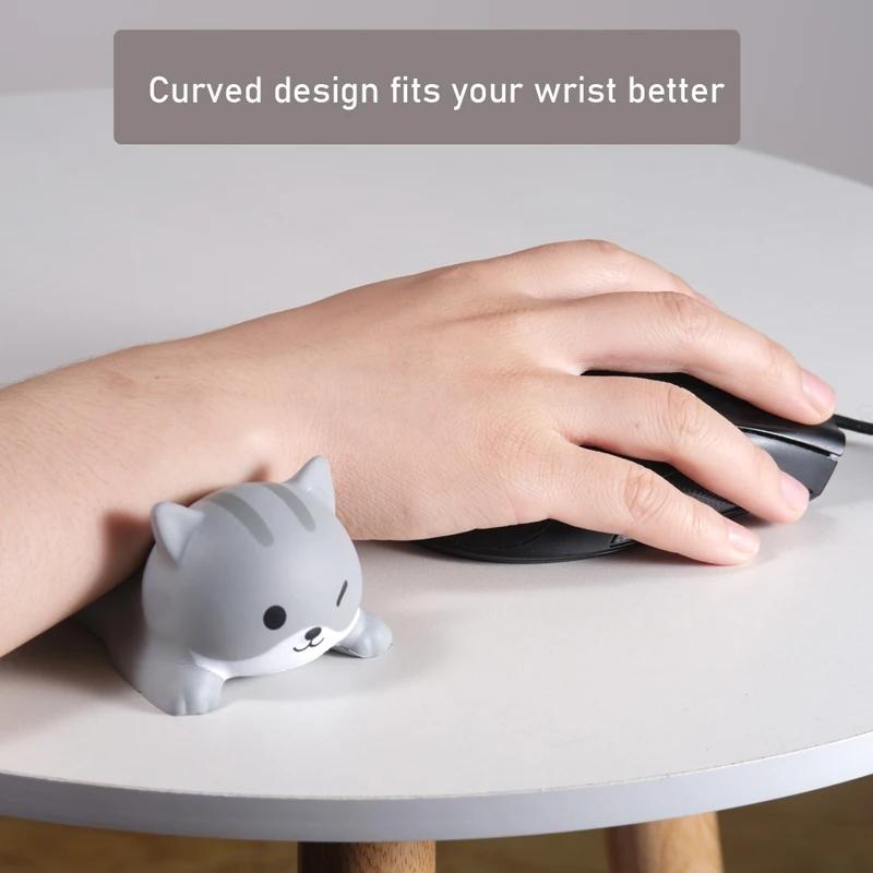 Memory Foam Mouse Pad With Cute Pattern For Comfortable Wrist Support - Pig