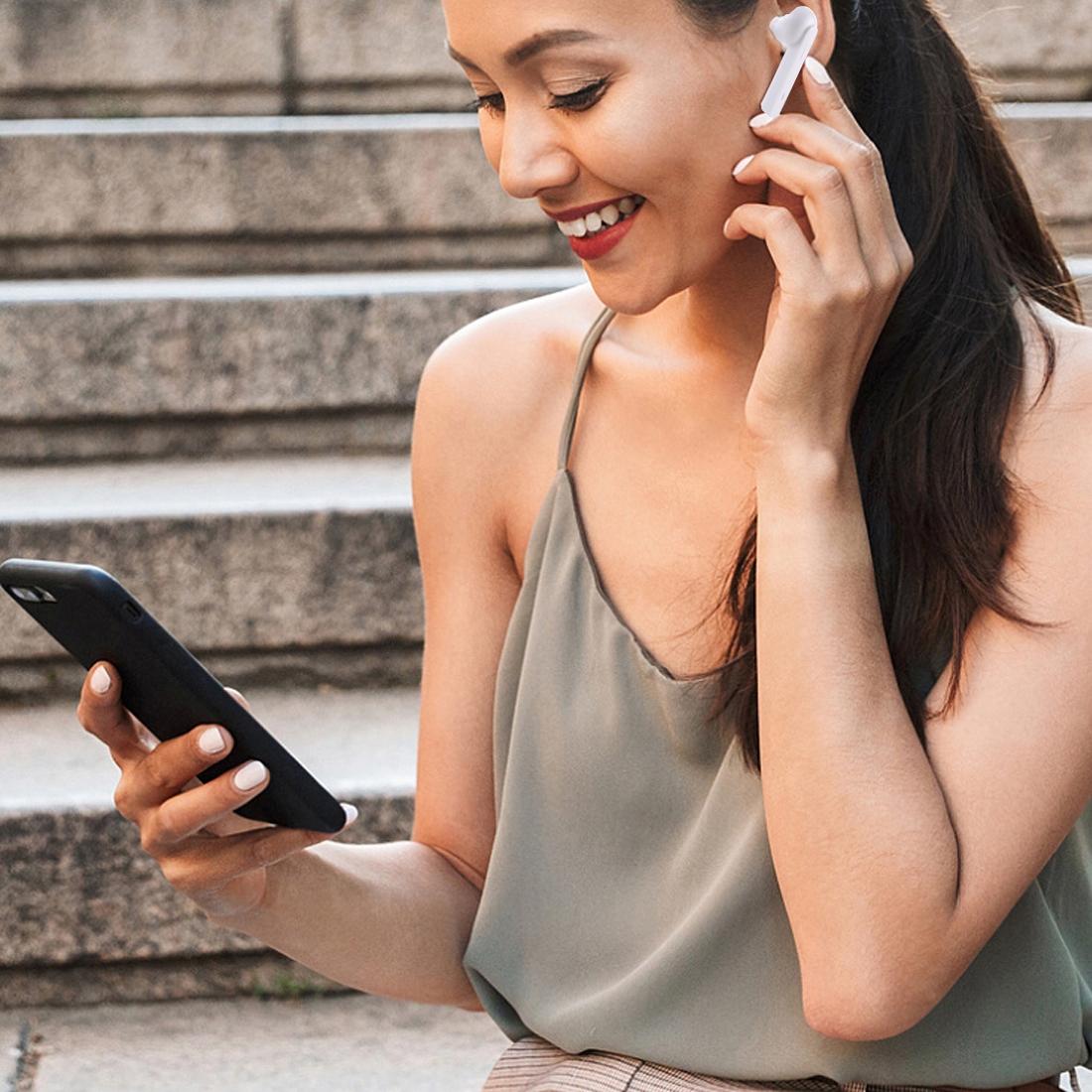 Hi-fi Stereo T12 Tws Wireless Earphones + Charging Case