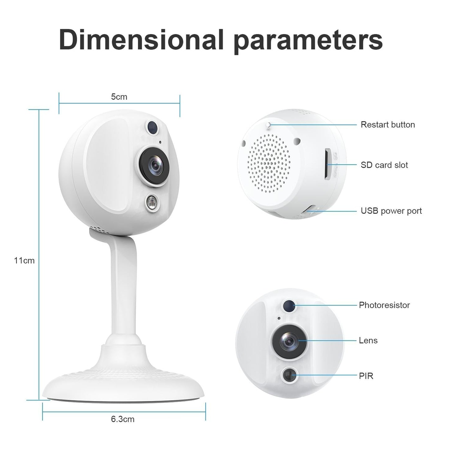 Hd Wifi Camera With Two-Way Voice Intercom For S20 Home Mobile Phone