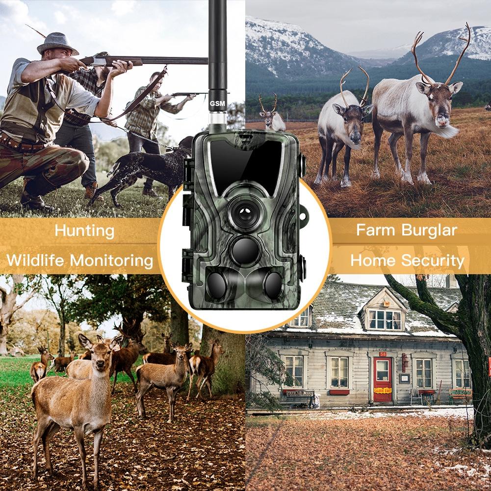 Waterproof Hunting Trail Camera With Night Vision - 120 Degree Pir Angle
