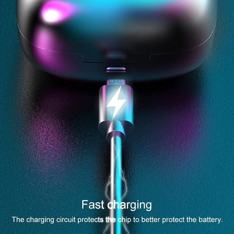 Wireless Bluetooth Earphones with Magnetic Charging Case & Digital Display