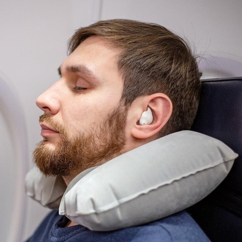 Wireless Sleep Earbuds by Hoco - True Bluetooth - Black