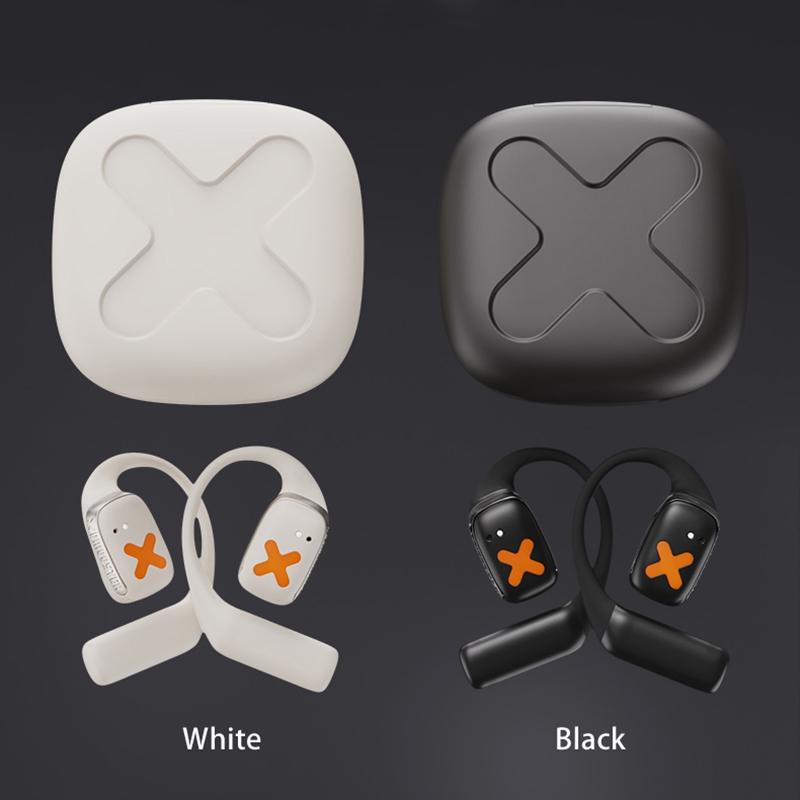 Wireless Earphones with App Control - Ear-mounted - White