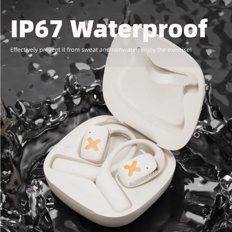 Wireless Earphones with App Control - Ear-mounted - White