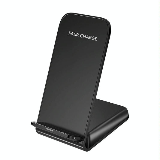 15W Wireless Desktop Charger With Fast Charging - Black