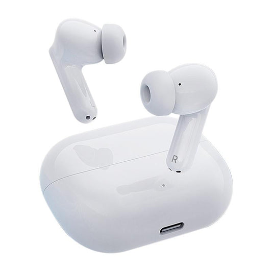 Wireless Active Noise-cancelling Earbuds - White