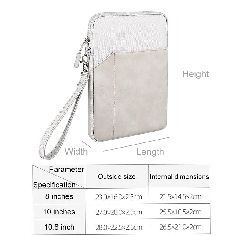 Protective Felt Sleeve Carrying Bag - Light Grey