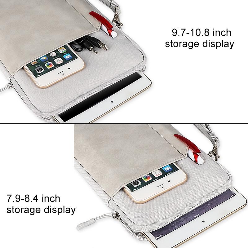 Protective Felt Sleeve Carrying Bag - Light Grey