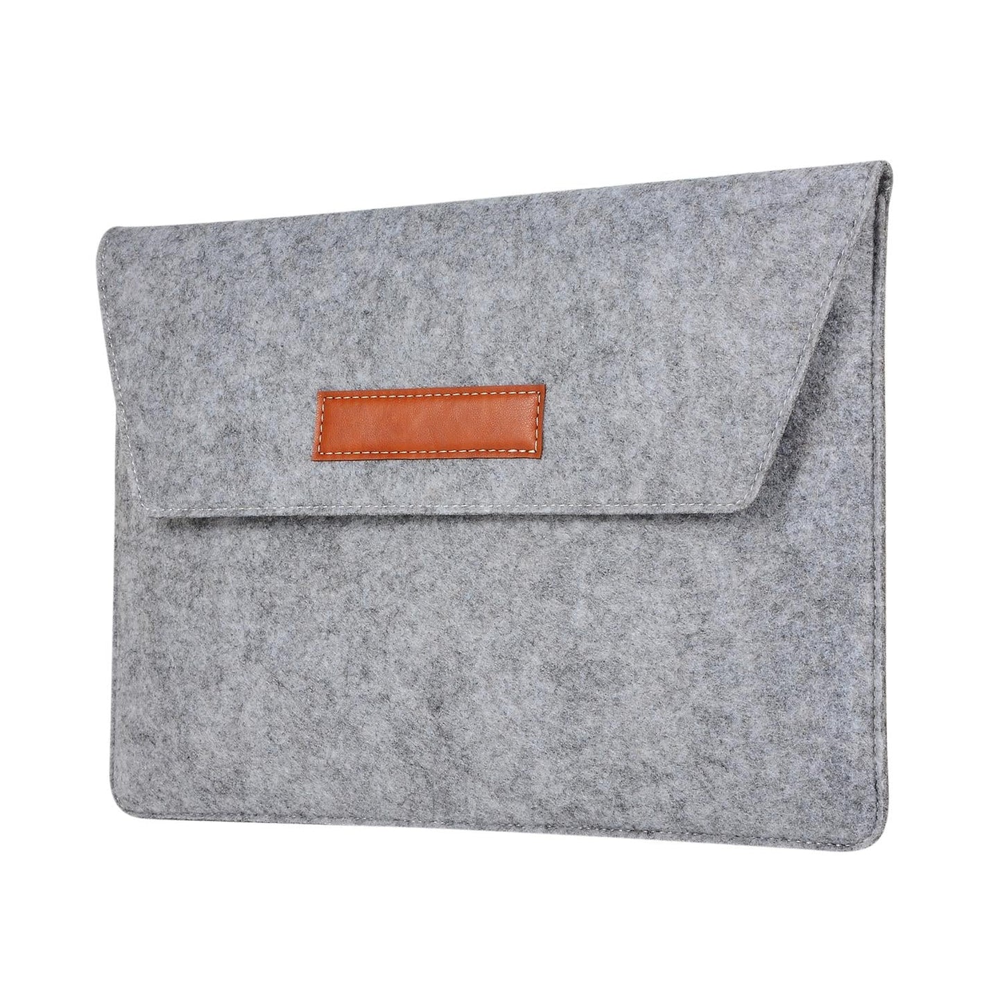 12 Inch Felt Liner Computer Bag for Notebook Protection - Black
