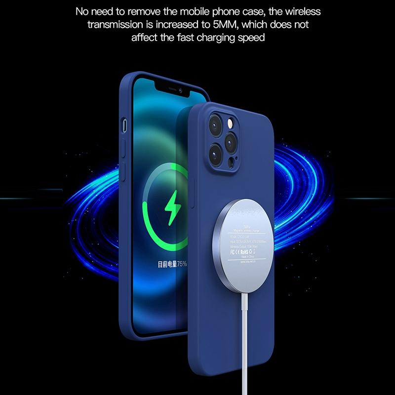 15W Magnetic Wireless Charger White