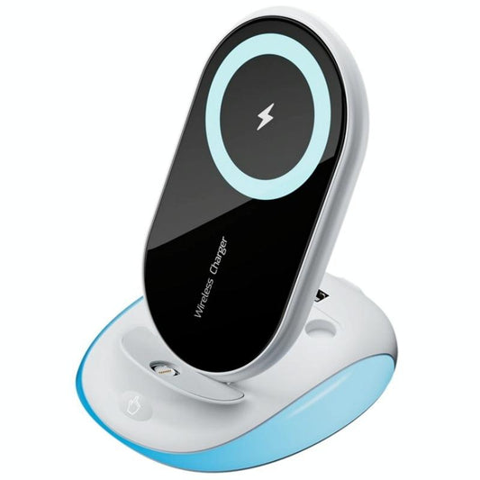 15W Universal Desktop Wireless Charger - Blue