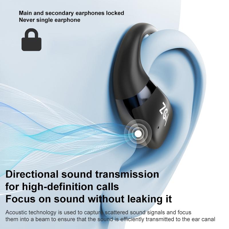 Wireless Bluetooth Earphones - Zga Gs18 Blade Ai - Black