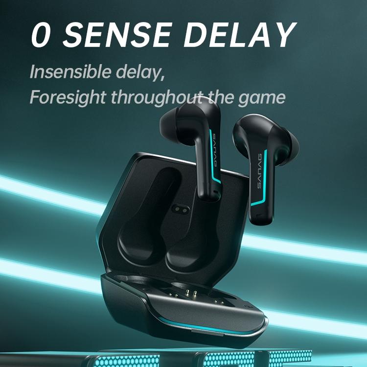 Wireless Bluetooth Game Earphones with Noise Reduction - H2s Pro - Black