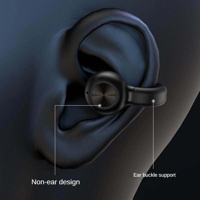 Wireless Single-ear Bluetooth 5.3 Earphone - Z28 - Black Box Packag