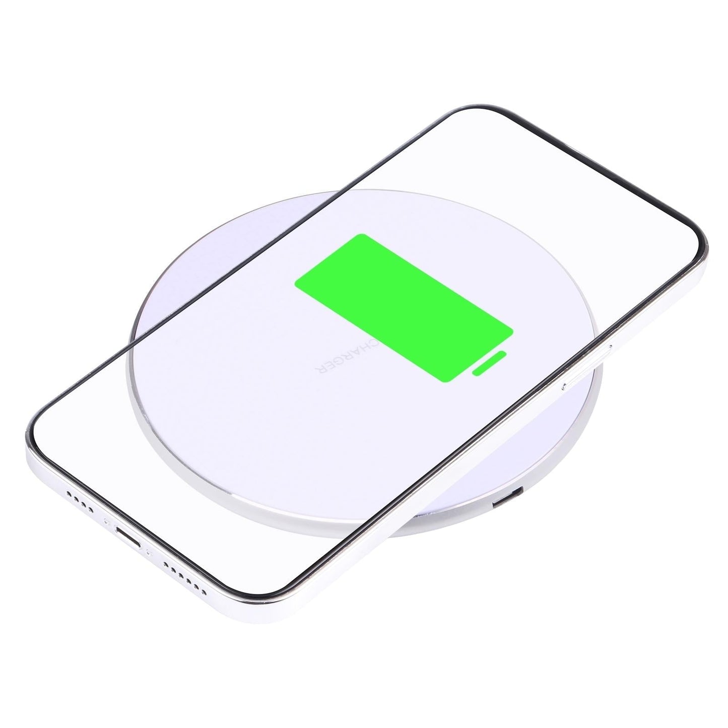 15W Plaid Desktop Wireless Charger - Black