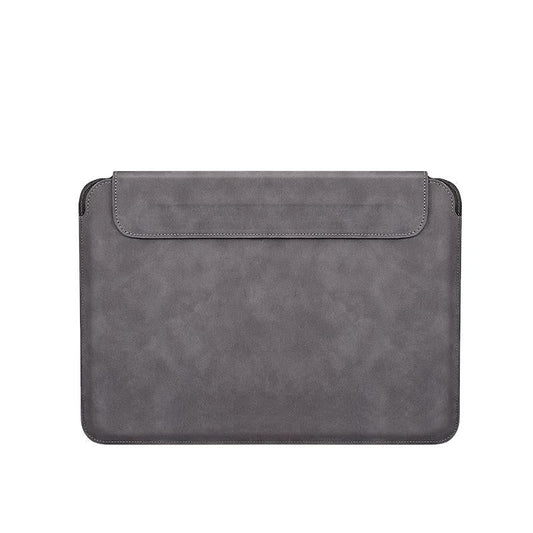 Lightweight Sheepskin Notebook Liner Bag - Deep Space Gray 14.1-15.4 Inch