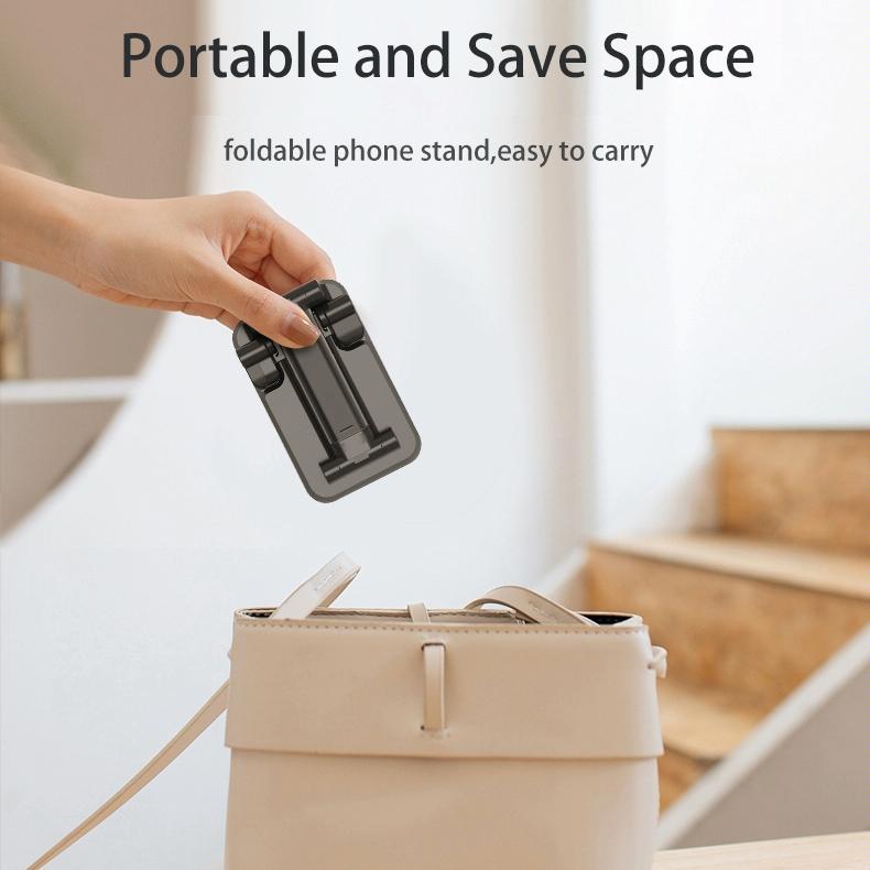 Portable 2 In 1 Wireless Charging Stand Double Charge - Black