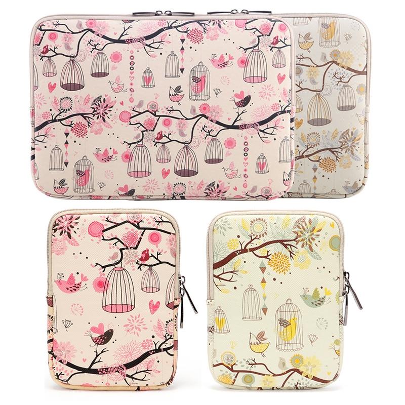 Universal Cartoon Tablet Sleeve Bag - Business Edition - Pink - 8.3 Inch