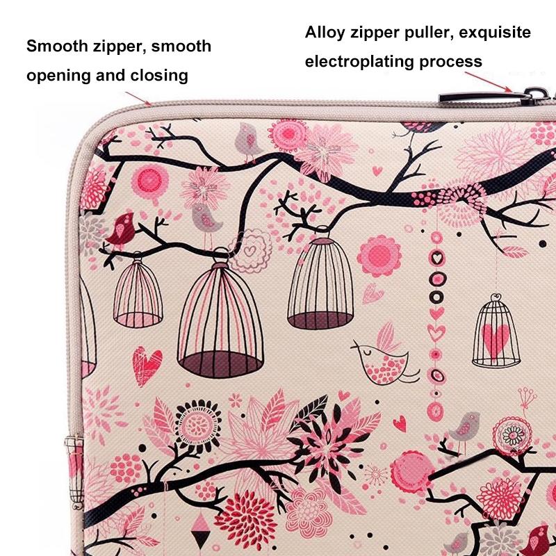 Universal Cartoon Tablet Sleeve Bag - Business Edition - Pink - 8.3 Inch