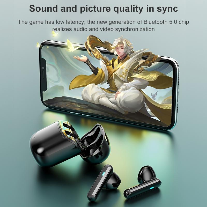Wireless Bluetooth Earphones with Charging Box - T9 Sport