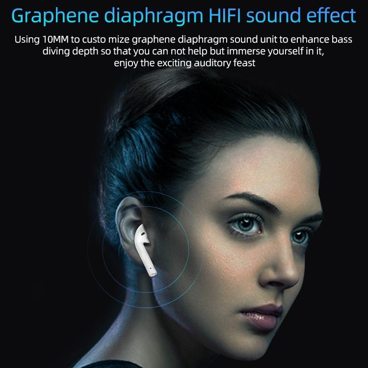 Wireless t & g Tg11 Tws Bluetooth Earphones with Charging Box - Black